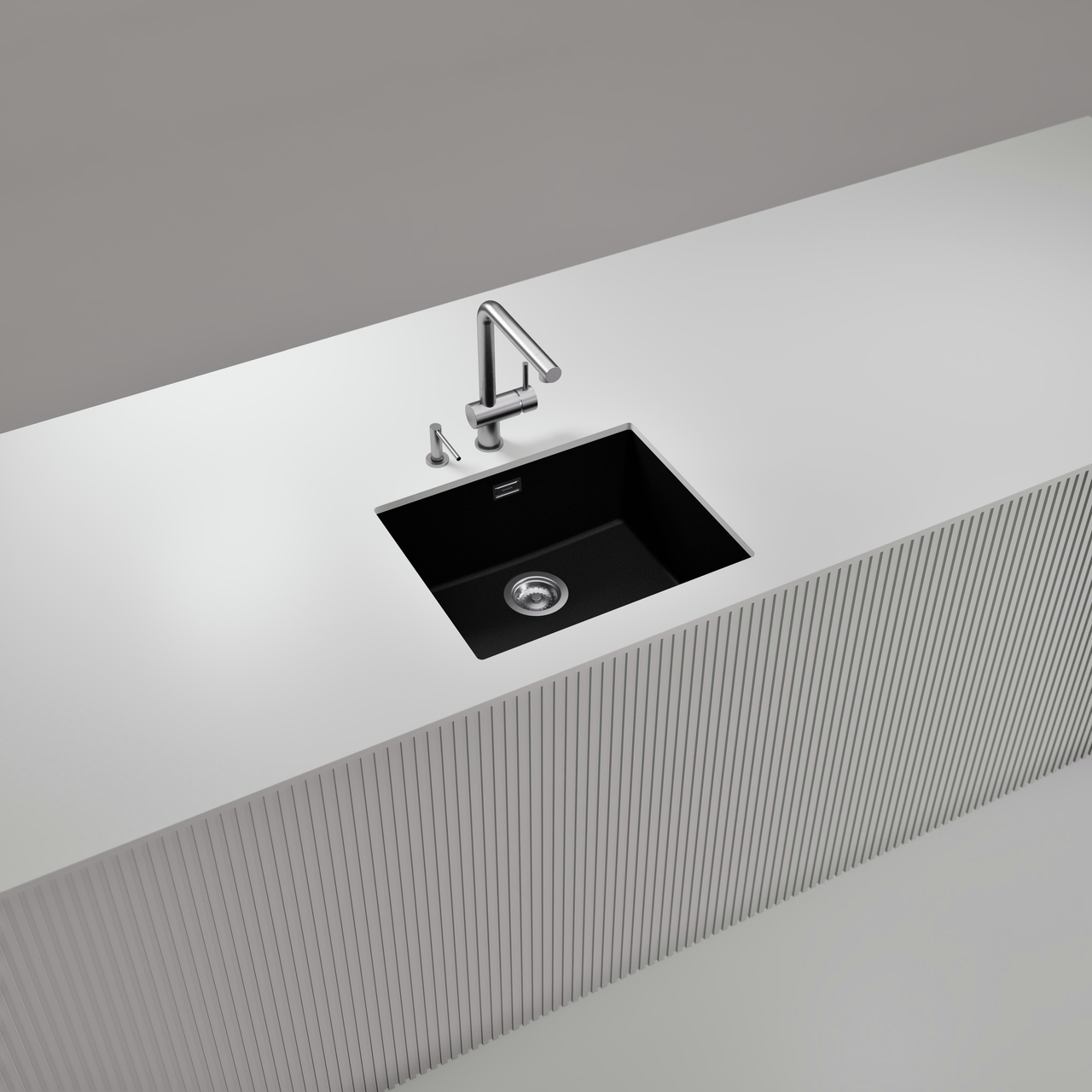 Dřez FORMHAUS D-100LS NERO